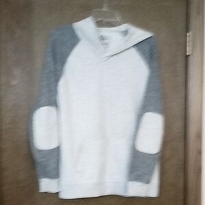 American Rag Men's Zip Up Sweater - Gray and White